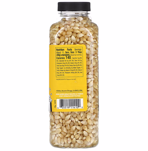 Urban Accents, Popcorn Kernels, Premium White Gold, 16 oz (454 g)
