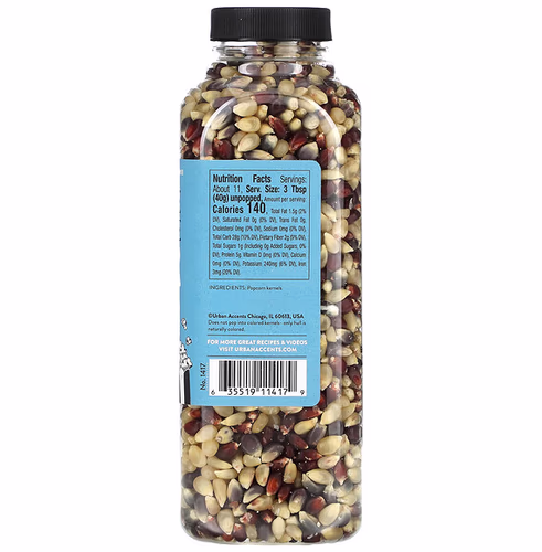 Urban Accents, Popcorn Kernels, Red, White, & Blue Tricolor, 16 oz (454 g)