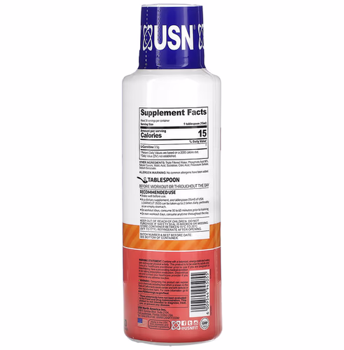 USN, Liquid L-Carnicut 3500, Max Strength Dosage, Peach Mango, 15.22 fl oz (450 ml) USN, Liquid L-Carnicut 3500, Max Strength Dosage, Peach Mango, 15.22 fl oz (450 ml)