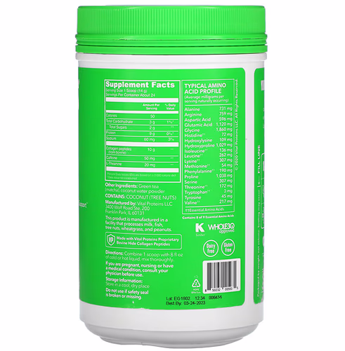 Vital Proteins, Matcha Collagen, Original Matcha, 12 oz (341 g)