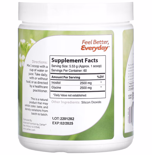 Zahler, Inositol + Glycine, 11.5 oz (330 g)