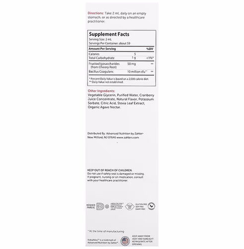 Zahler, Kidophilus, Probiotic for Children, Fruit Punch, 4 fl oz (118 ml) Zahler, Kidophilus, Probiotic for Children, Fruit Punch, 4 fl oz (118 ml)