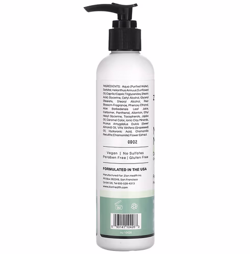 Zion Health, Mineral Moisture, Daily Lotion, Pear Blossom, 8 fl oz (240 ml)