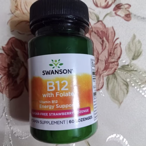 Swanson B12,含葉酸,無糖,草莓,60 粒含片 香港 Swanson B12,含葉酸,無糖,草莓,60 粒含片 香港