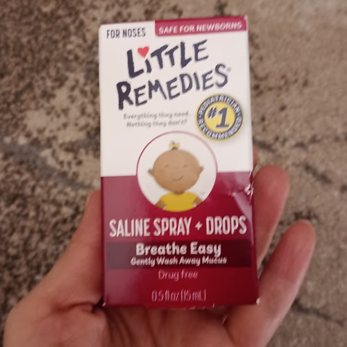 Little Remedies 鹽水噴霧 + 滴劑,用於鼻子,0.5 液量盎司(15 毫升) 香港 Little Remedies 鹽水噴霧 + 滴劑,用於鼻子,0.5 液量盎司(15 毫升) 香港