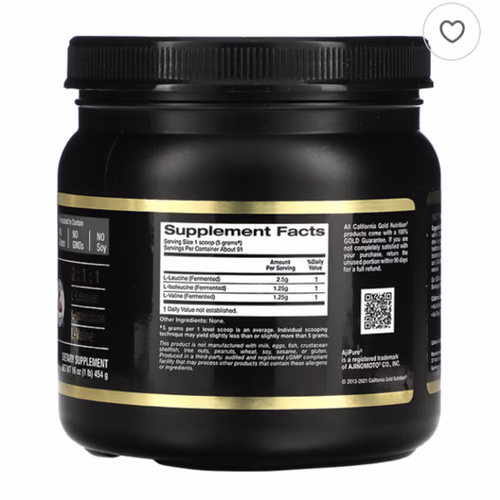 California Gold Nutrition 支鏈胺基酸粉末,AjiPure,支鏈胺基酸,16 盎司(454 公克) 香港 California Gold Nutrition 支鏈胺基酸粉末,AjiPure,支鏈胺基酸,16 盎司(454 公克) 香港