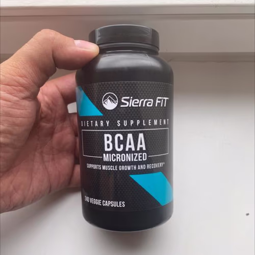 Sierra Fit 微粉化支鏈胺基酸，支鏈胺基酸，500 毫克，240 粒素食膠囊 香港