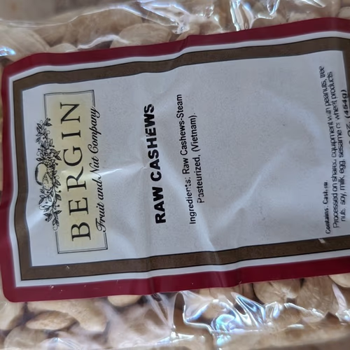 Bergin Fruit and Nut Company 腰果