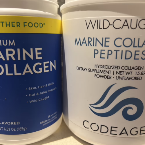 Codeage 野生捕獲的海洋膠原蛋白勝肽，無味，15.87 盎司（450 克） 香港