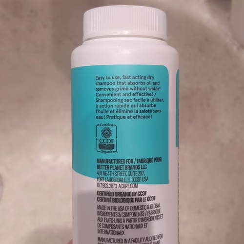 ACURE 乾洗髮香波 ACURE 乾洗髮香波