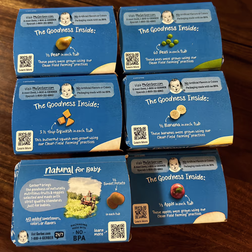 Gerber, Pouches, Purees, Meals 香港 Gerber, Pouches, Purees, Meals 香港