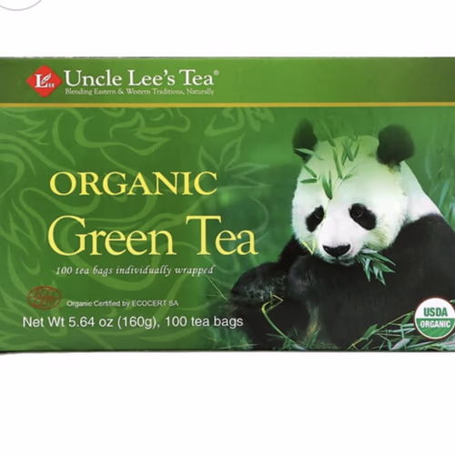 Uncle Lee's Tea 有機綠茶,100 茶袋,5.64 盎司(160 克) 香港 Uncle Lee's Tea 有機綠茶,100 茶袋,5.64 盎司(160 克) 香港