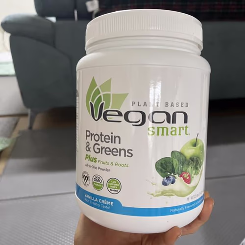 VeganSmart 蛋白質和蔬菜,多效合一粉末,香草奶油,1.4 磅(645 克) 香港 VeganSmart 蛋白質和蔬菜,多效合一粉末,香草奶油,1.4 磅(645 克) 香港