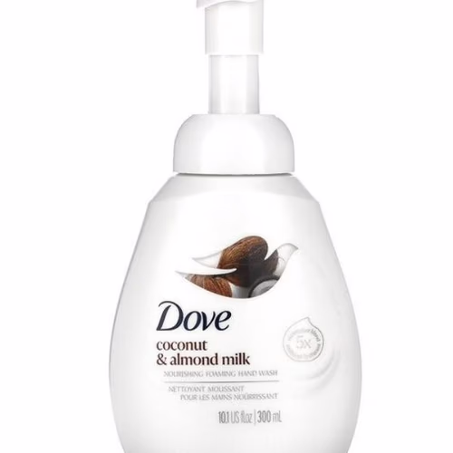 Dove 滋養泡沫洗手液，椰子杏仁奶，10.1 液量盎司（300 毫升） 香港