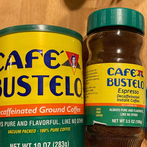 Café Bustelo 濃縮咖啡,不含咖啡因的即溶咖啡,3.5 盎司(100 克) 香港 Café Bustelo 濃縮咖啡,不含咖啡因的即溶咖啡,3.5 盎司(100 克) 香港