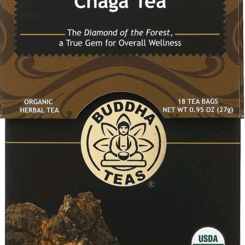 Buddha Teas 有機花草茶，白樺茸，18 茶包，0.95 盎司（27 克） 香港