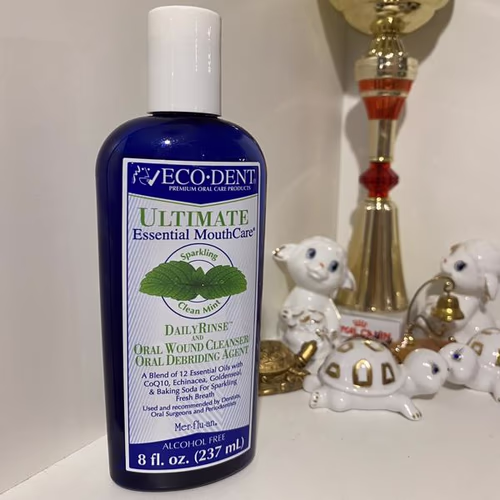 Eco-Dent Ultimate Essential 口腔護理,每日漱口和口腔傷口清潔劑,清爽薄荷味,8 液量盎司(237 毫升) 香港 Eco-Dent Ultimate Essential 口腔護理,每日漱口和口腔傷口清潔劑,清爽薄荷味,8 液量盎司(237 毫升) 香港