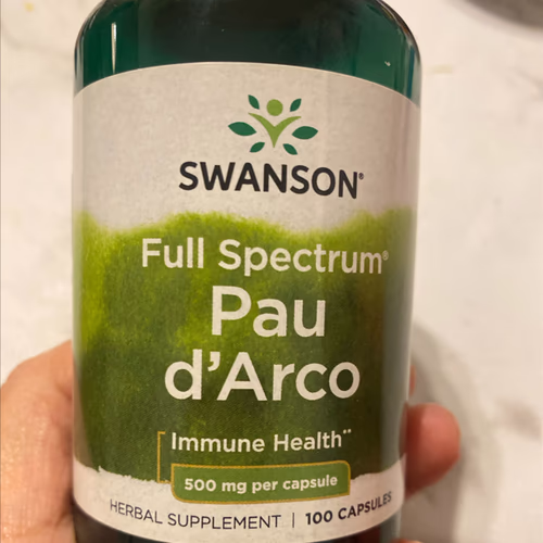 Swanson 全譜 Pau d'Arco,500 毫克,100 粒膠囊 香港 Swanson 全譜 Pau d'Arco,500 毫克,100 粒膠囊 香港