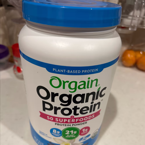 Orgain 有機蛋白質和超級食物粉,植物基,香草豆,2.02 磅(918 克) 香港 Orgain 有機蛋白質和超級食物粉,植物基,香草豆,2.02 磅(918 克) 香港