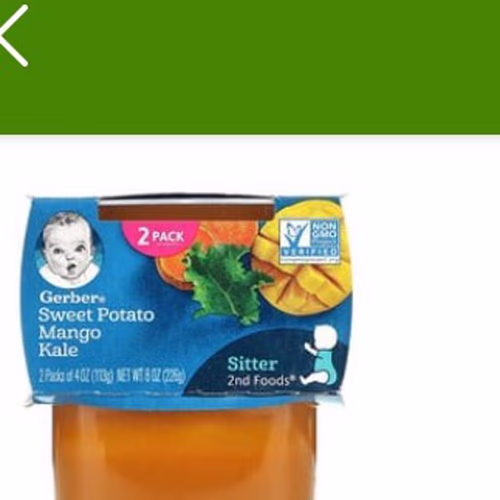 Gerber 天然適合嬰兒,素食能量,第二食品,紅薯芒果羽衣甘藍,2 包,每包 4 盎司(113 克) 香港 Gerber 天然適合嬰兒,素食能量,第二食品,紅薯芒果羽衣甘藍,2 包,每包 4 盎司(113 克) 香港