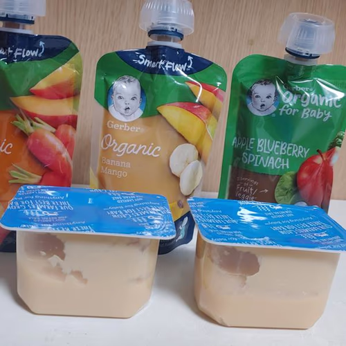 Gerber 天然嬰兒食品，第二食品，香蕉，2 包，每包 4 盎司（113 克） 香港