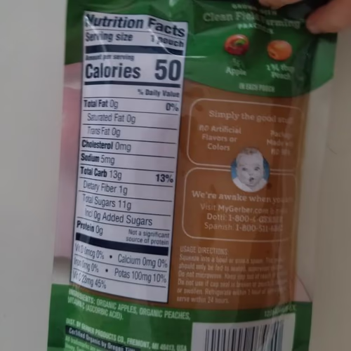 Gerber 袋裝果泥膳食 Gerber 袋裝果泥膳食