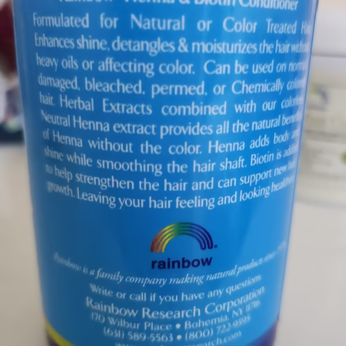 Rainbow Research, Conditioner 香港 Rainbow Research, Conditioner 香港