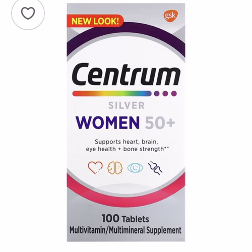 Centrum 銀女士 50 歲以上，100 片 香港