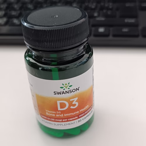 Swanson 維生素 D3，1,000 IU，250 粒膠囊 香港