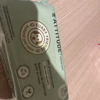 ATTITUDE 寵物美容濕紙巾,無味,72 片濕紙巾 HK ATTITUDE 寵物美容濕紙巾,無味,72 片濕紙巾 HK