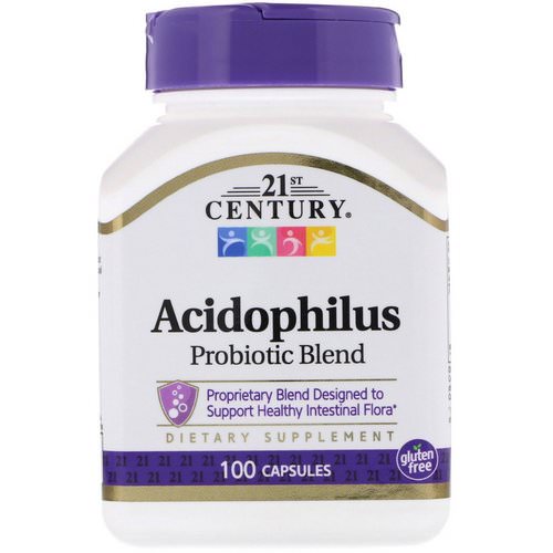 21st Century, Acidophilus Probiotic Blend, 100 Capsules Review
