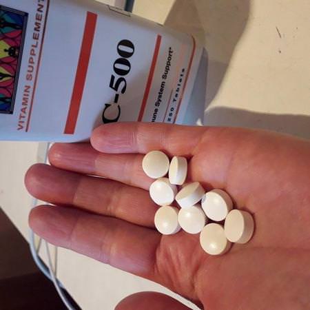 21st Century, C, 500 mg, 110 Tablets