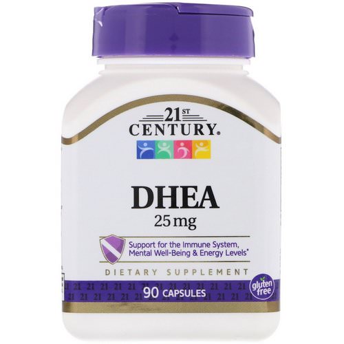21st Century, DHEA, 25 mg, 90 Capsules Review