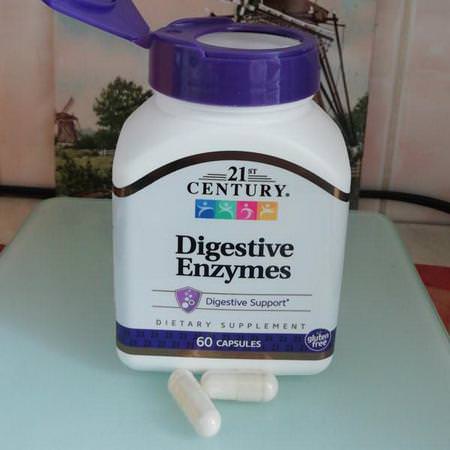 21st Century Digestive Enzyme Formulas - 消化酶, 消化, 補品