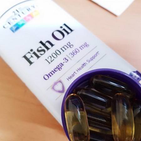21st Century Omega-3 Fish Oil - Omega-3魚油, Omegas EPA DHA, 魚油, 補品