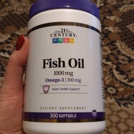 21st Century Omega-3 Fish Oil - Omega-3魚油, Omegas EPA DHA, 魚油, 補品