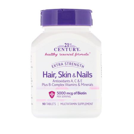 21st Century Hair Skin Nails Formulas Condition Specific Formulas - 指甲, 皮膚, 頭髮, 補品
