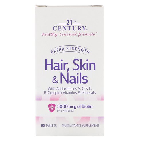 21st Century, Hair, Skin & Nails, Extra Strength, 90 Tablets Review