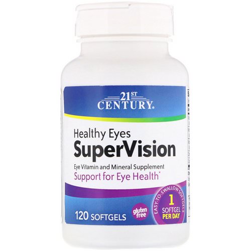 21st Century, Healthy Eyes SuperVision, 120 Softgels Review