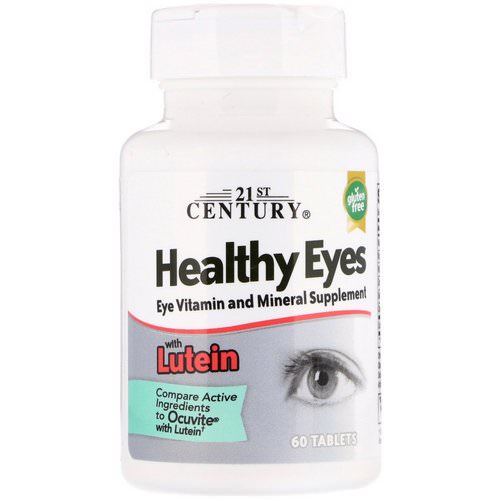 21st Century, Healthy Eyes with Lutein, 60 Tablets Review