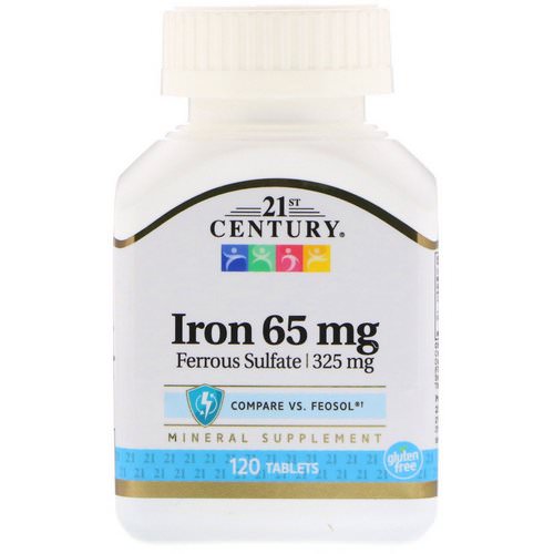 21st Century, Iron, 65 mg, 120 Tablets Review