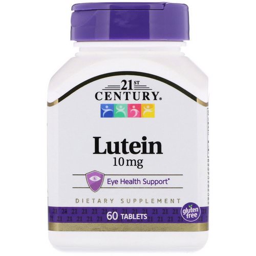 21st Century, Lutein, 10 mg, 60 Tablets Review