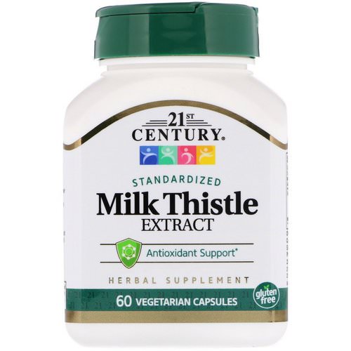 21st Century, Milk Thistle Extract, Standardized, 60 Vegetarian Capsules Review