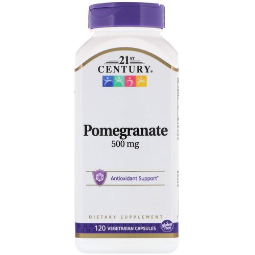 21st Century, Pomegranate, 500 mg, 120 Vegetarian Capsules Review