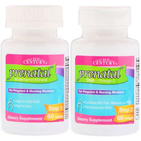 21st Century Pre Post-Natal Formulas Prenatal Multivitamins - 產前多種維生素, 產後, 婦女的健康