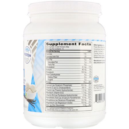 乳清蛋白, 運動營養: 21st Century, Renourish, Whey Protein, Vanilla Bean, 16 oz (454 g)