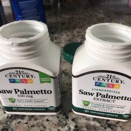 21st Century, Saw Palmetto, 450 mg, 200 Vegetarian Capsules