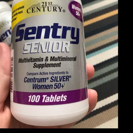 21st Century, Sentry Senior, Multivitamin & Multimineral Supplement, Women's 50+, 100 Tablets