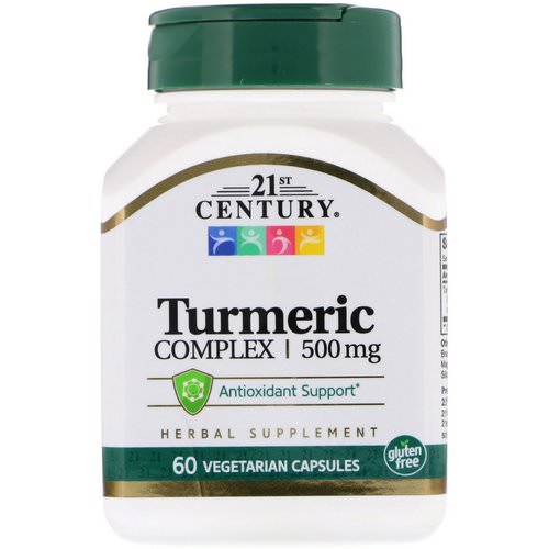 21st Century, Turmeric Complex, 500 mg, 60 Vegetarian Capsules Review