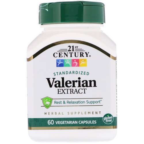 21st Century, Valerian Extract, Standardized, 60 Vegetarian Capsules Review